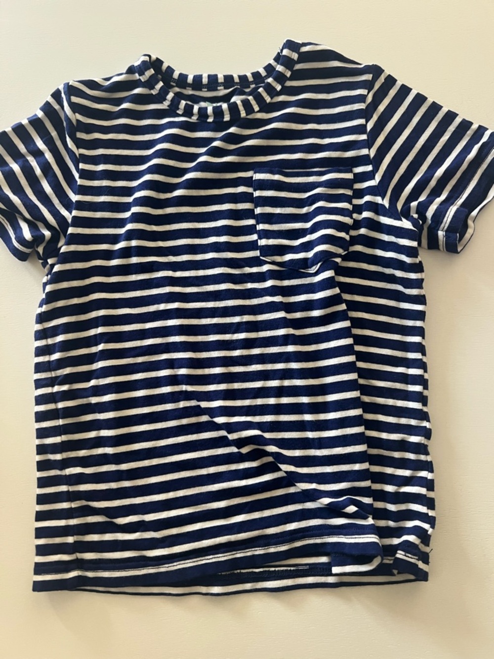 Shedo Lane blue & white striped short sleeve tee, 5t